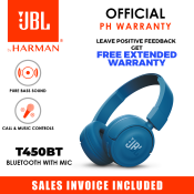 JBL T450BT Wireless Bluetooth On-Ear Headphones - Spoyl Store