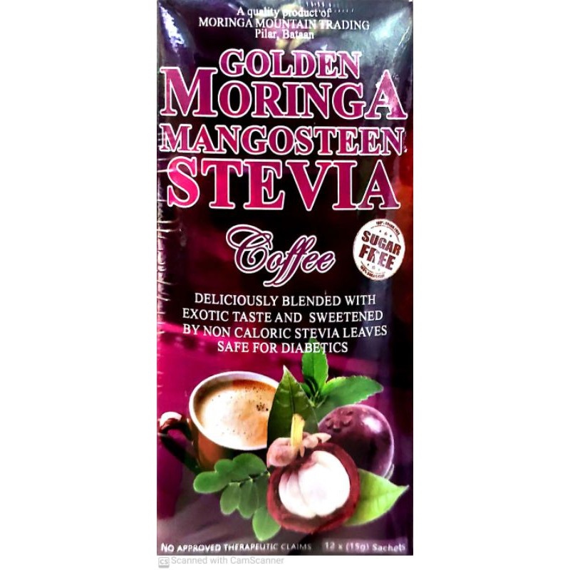 Moringa Mangosteen Coffee (15g x 12 sachets/box) Lazada PH