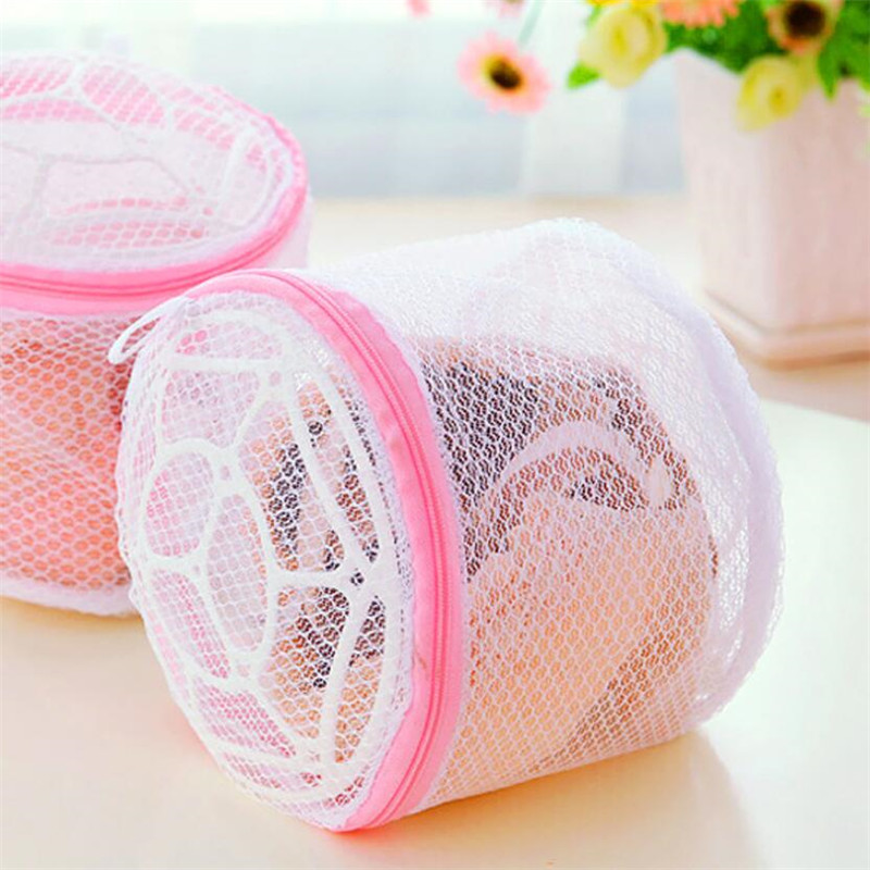 Bra Wash Bag Laundry Net Mesh Sock Washing Machine Basket Lingerie  Underwear Pink Storage Bag Bras Protector Washing Net Bag