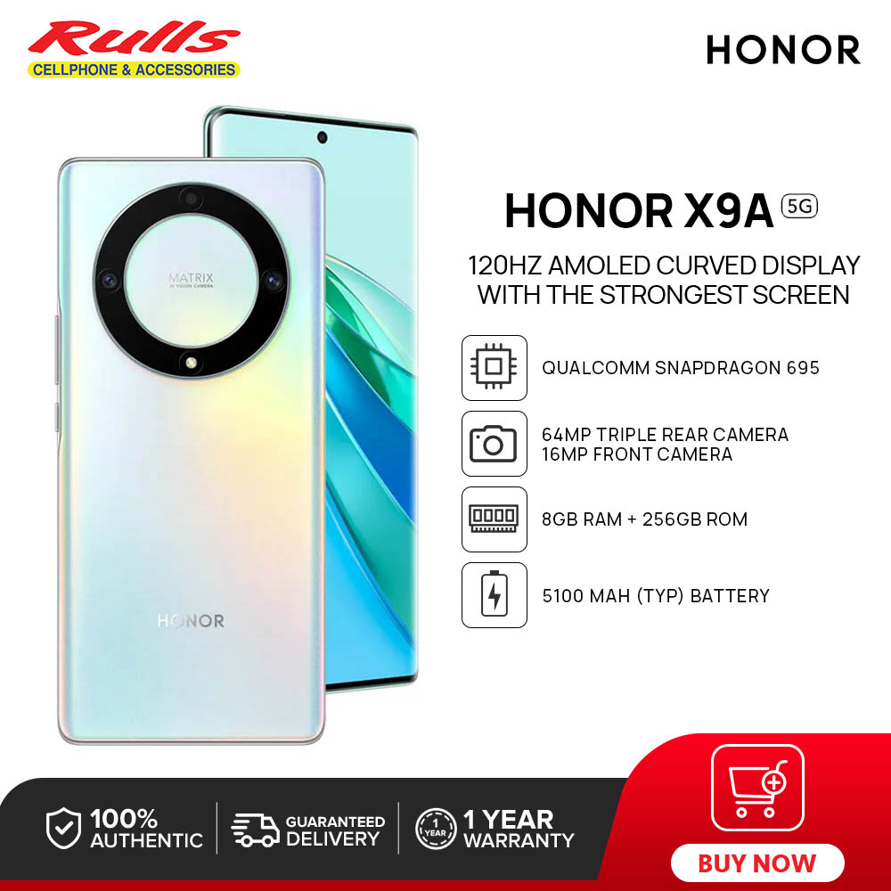Honor X9A 5G Smartphone 8GB RAM 256GB ROM Qualcomm Snapdragon 695 