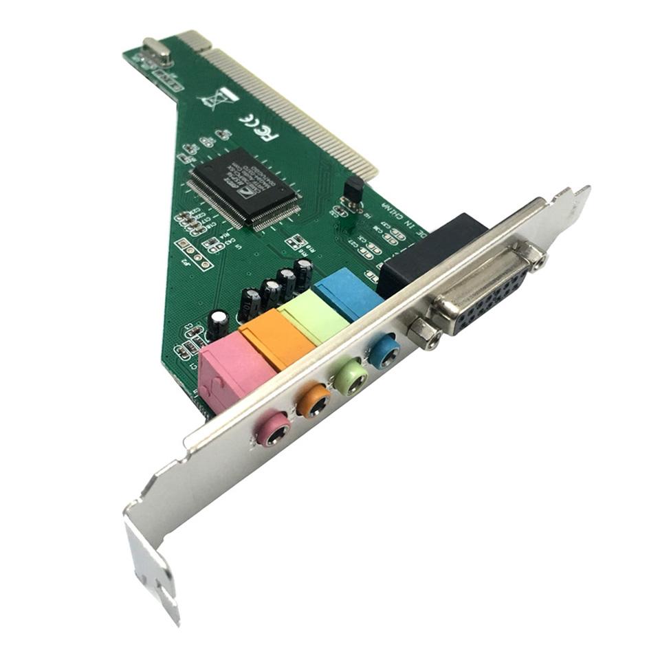 7.1 Sound Channel USB 2.0 Steel sound 5HV2 Sound Card (Black