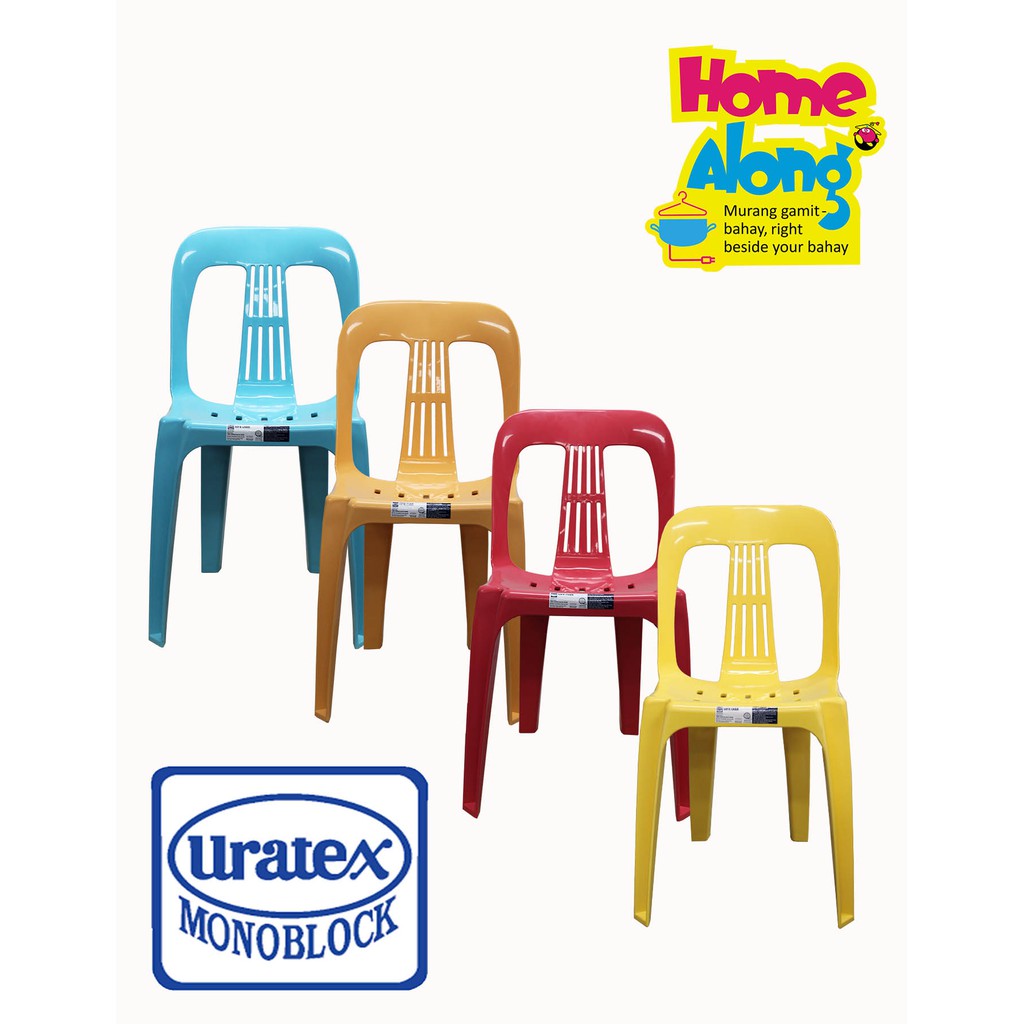 Uratex Monoblock Chair With Backrest Assorted Color PFM.SOFIE Lazada PH