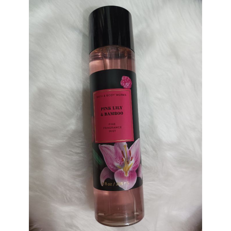 BBW Pink Lily Bamboo Whipped Rose Vanilla Blackberry