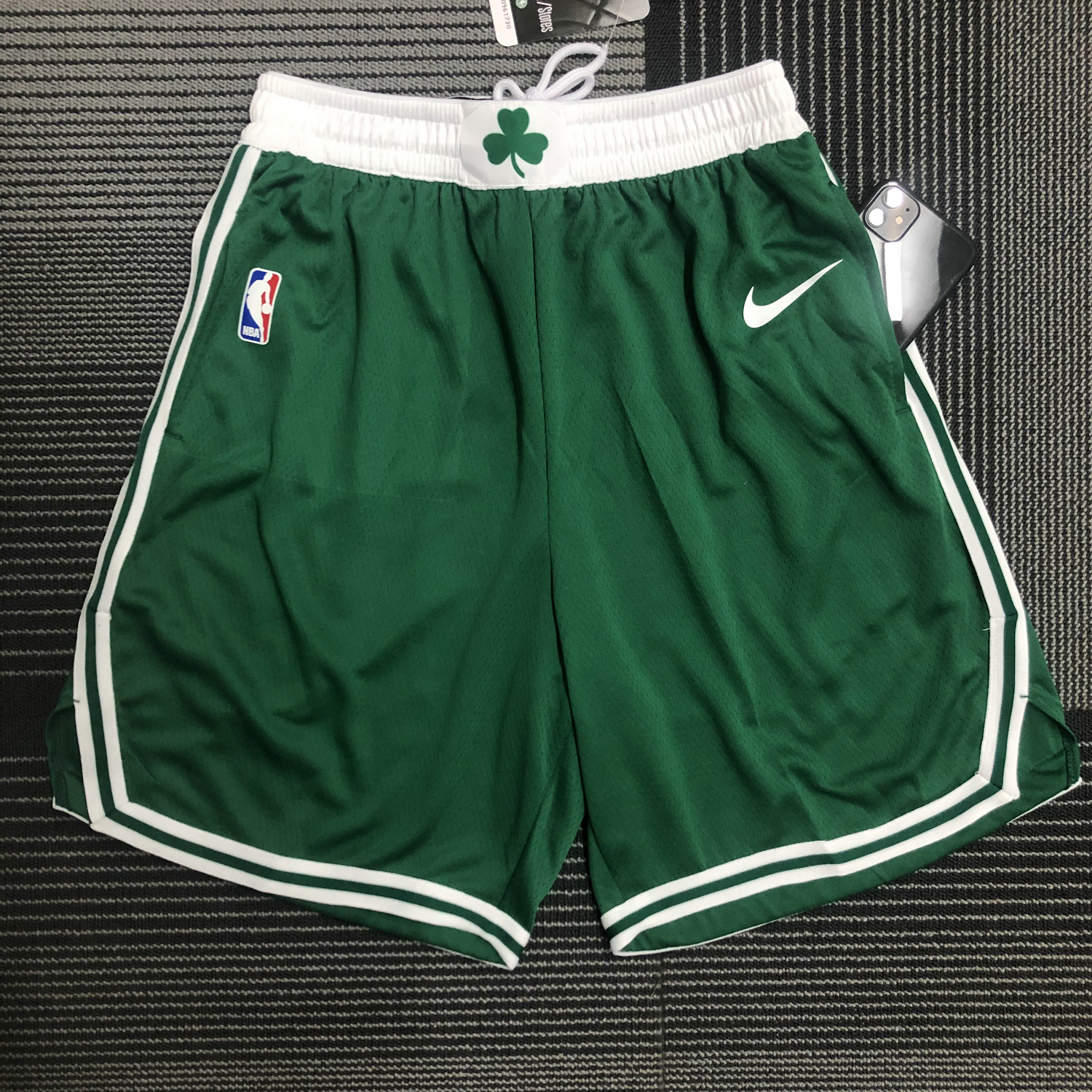 Boston Celtics Icon Edition Men's Nike NBA Swingman Shorts.