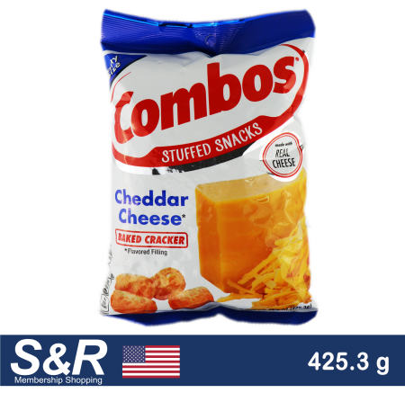 Combos Party Size Cheddar Cheese Baked Cracker 425.3g