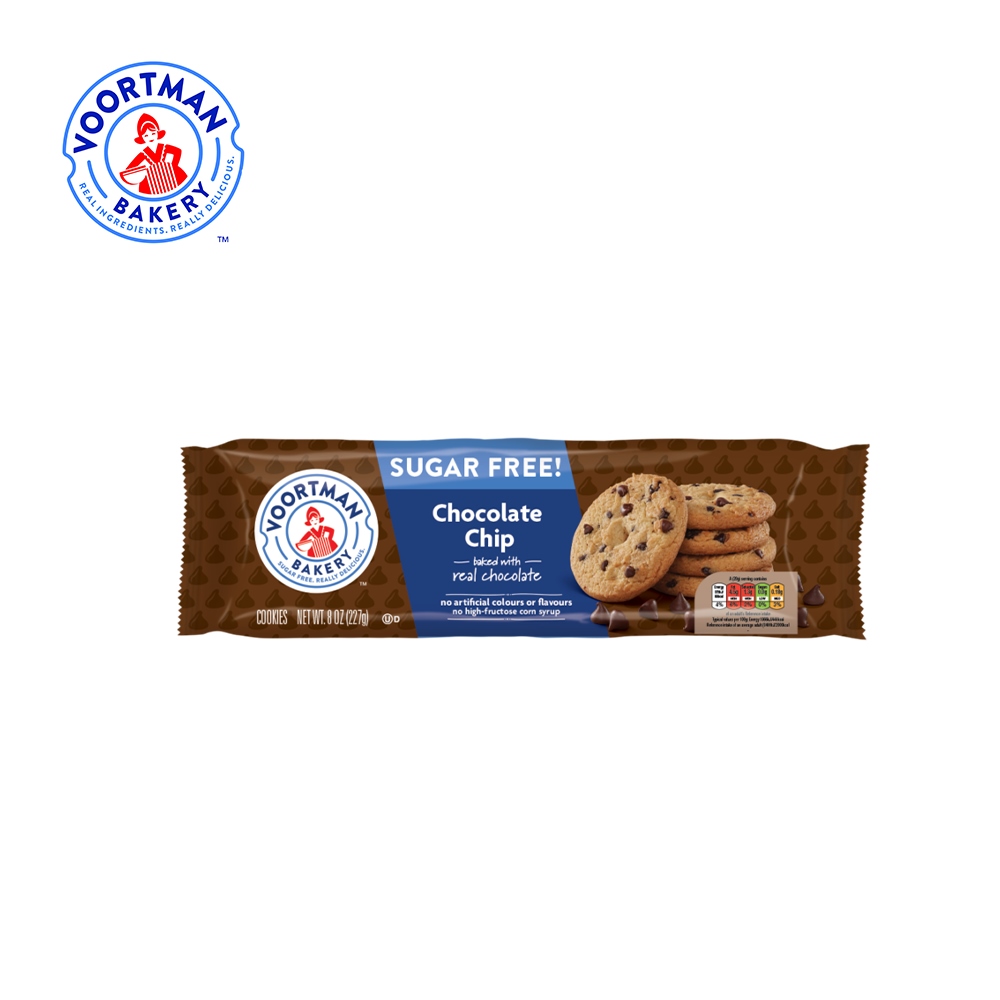 Voortman Sugar Free Chocolate Chip Cookies 227g | Lazada PH