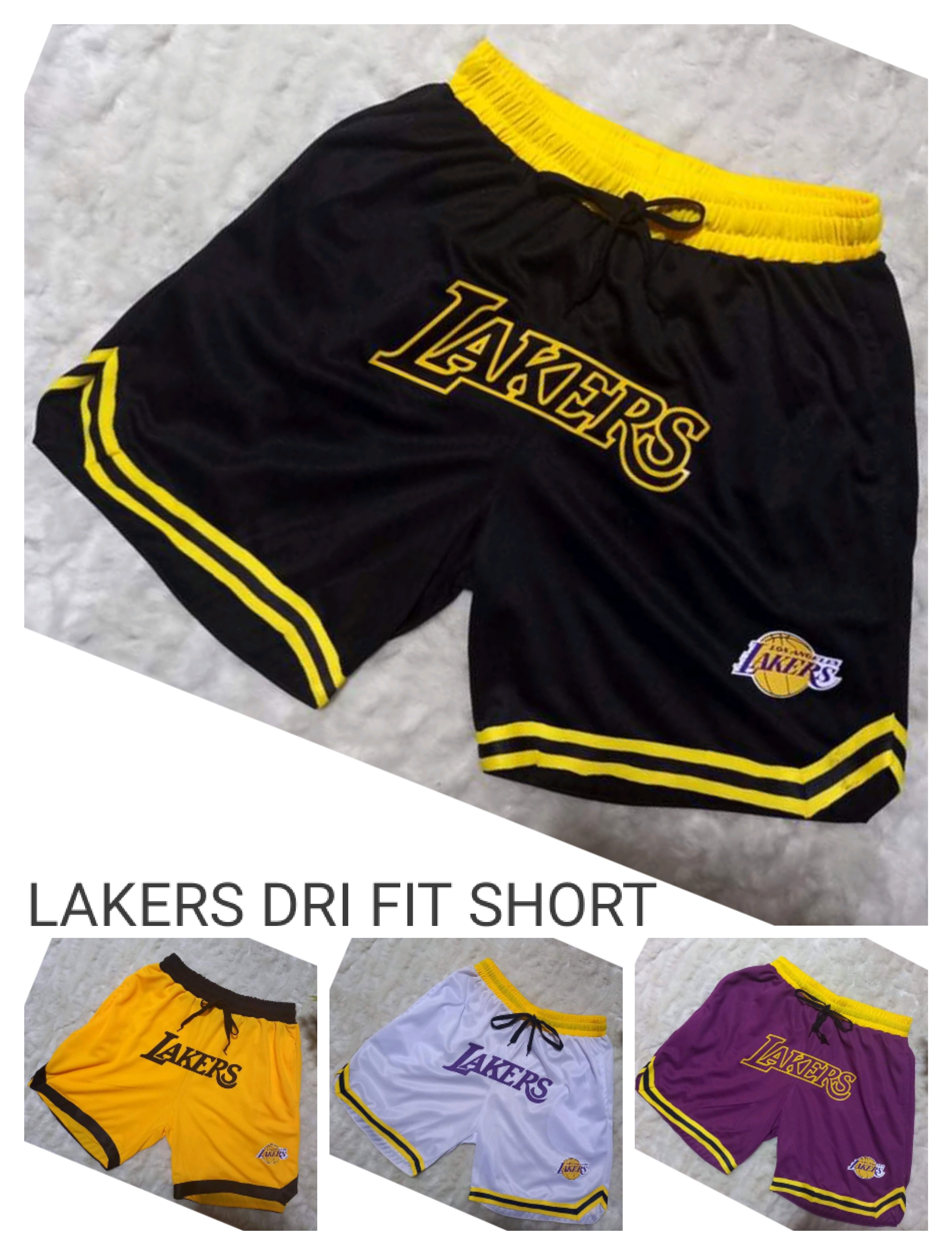COTTON ON LAKERS SHORTS, Men's Fashion, Bottoms, Shorts on Carousell