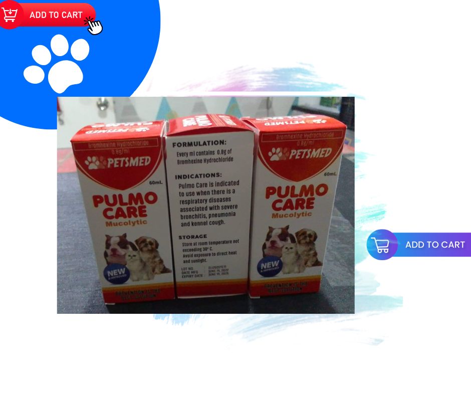 PulmoCare Syrup for Dog and Cat 60ml with FREE SYRINGE Lazada PH
