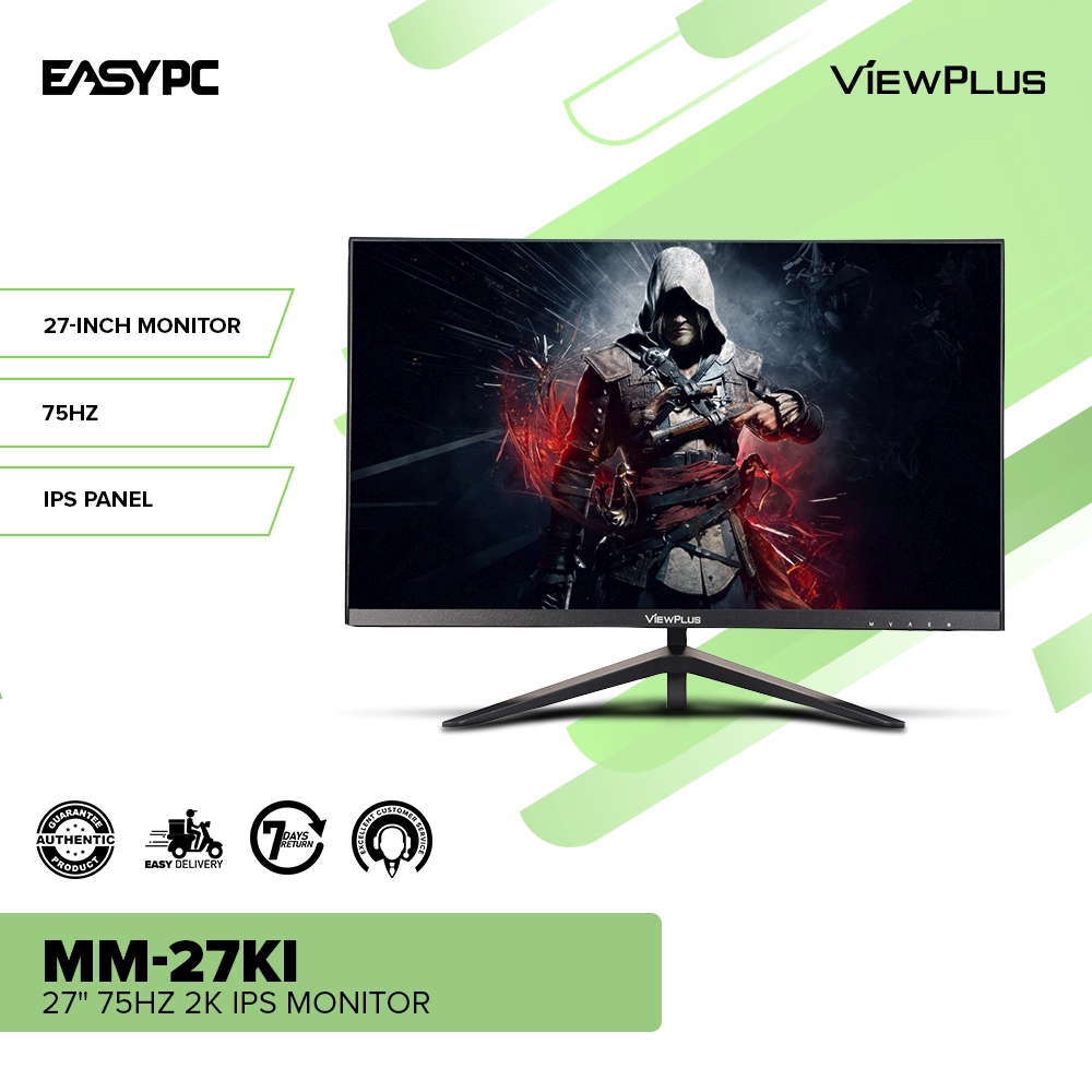 EasyPC Viewplus MM27KI 27" 75Hz 2K IPS Panel Tyle Monitor Lazada PH
