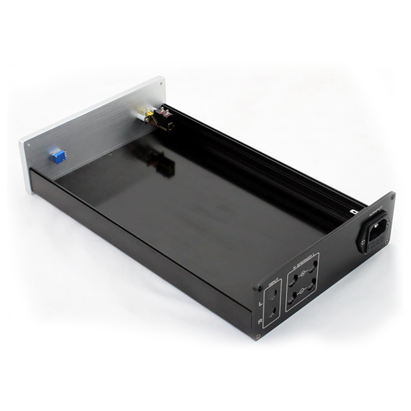 Amplifier Housing,LM3886 All Aluminum Amplifier Chassis DIY Audio Amplifier Housing with Power