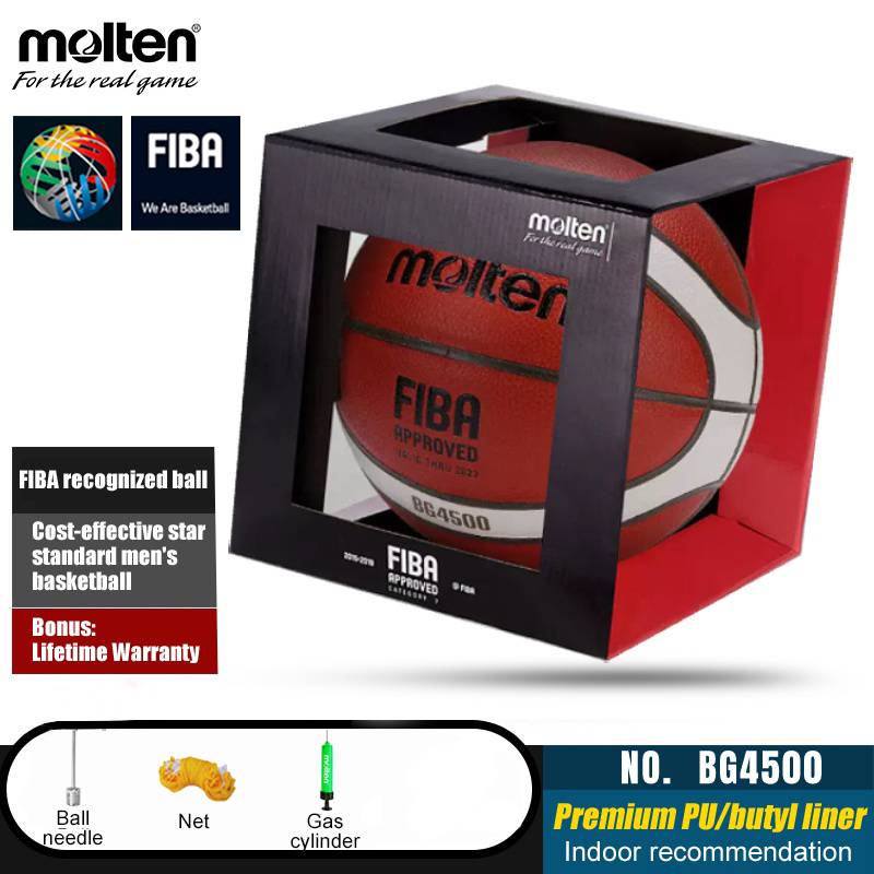 Pallacanestro Molten BG4500 - Palla Ufficiale British Basketball League, Pelle Composita, Taglia 7 E 6 - Foto 13