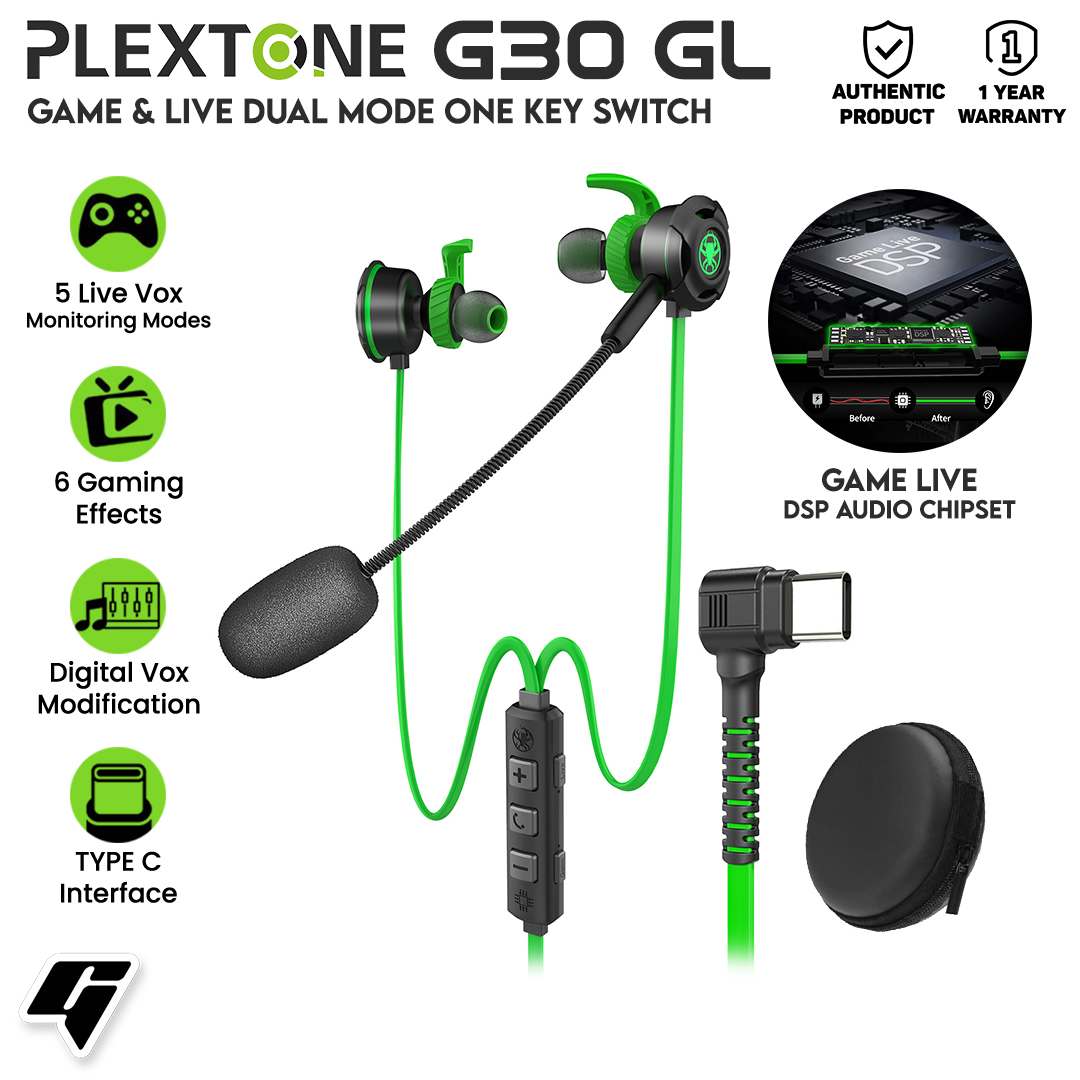 Plextone G30 GL Game Live Gaming 