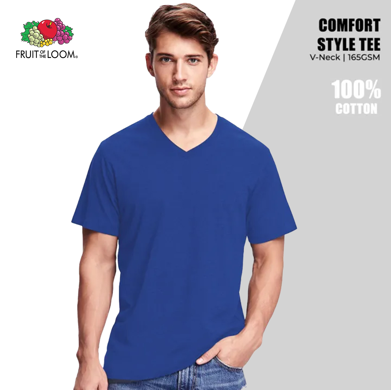 Fruit of the loom v clearance neck