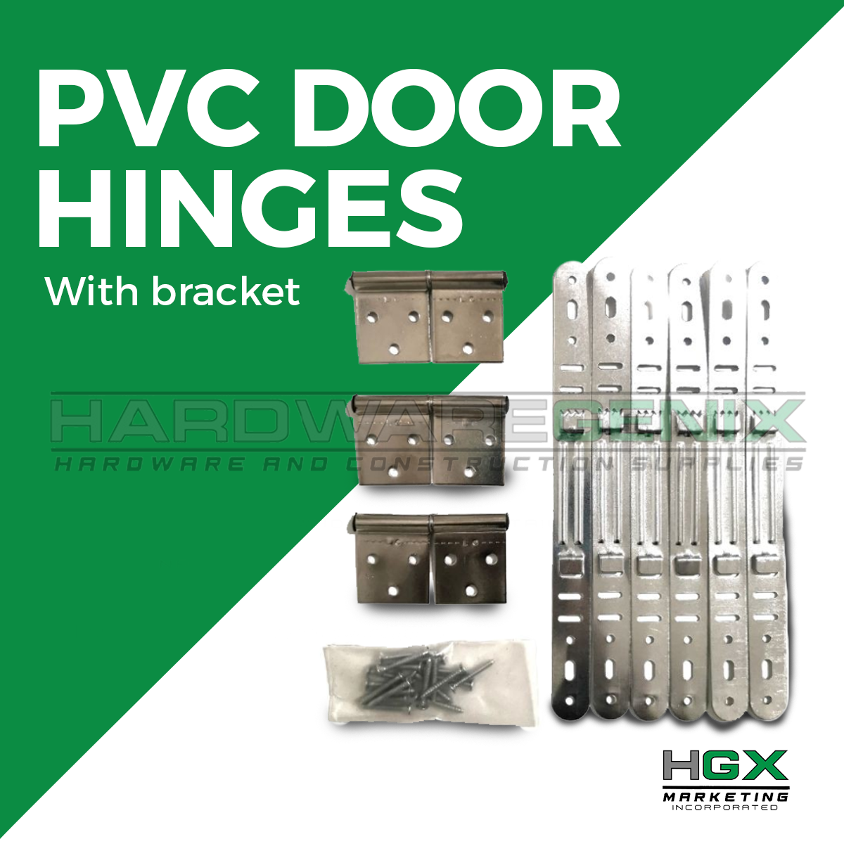 PVC Door Hinge and Bracket 1 Set Lazada PH