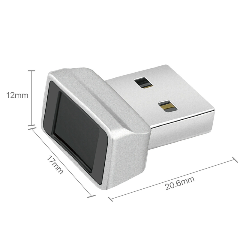 【IN STOCK&COD】USB Fingerprint Reader for Windows 10 Hello, Biometric Scanner for Laptops & PC
