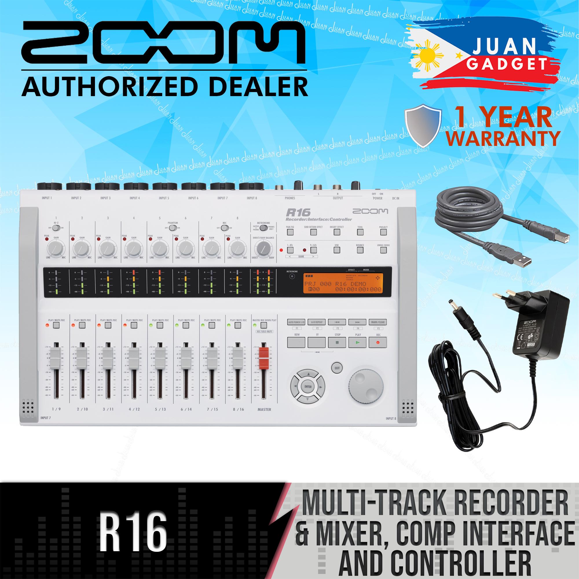 Zoom R16 MultiTrack Recorder & Mixer, Computer Interface & Controller