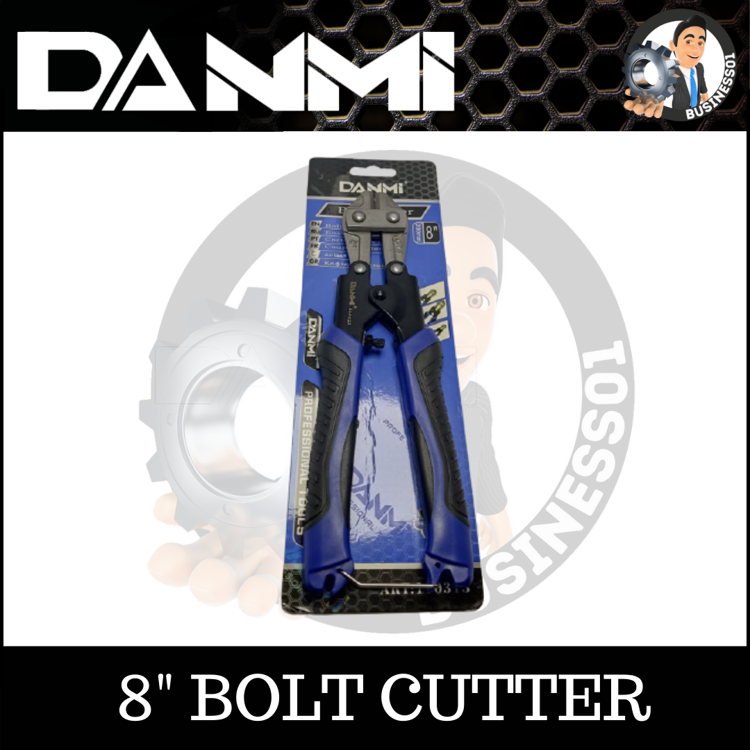 Power Home Danmi Bolt Cutter 8" With Rubber Handle Bolt Croppers Used