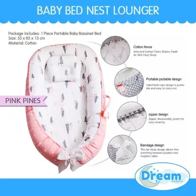 DreamCradle Baby Nest Portable Bed lounger