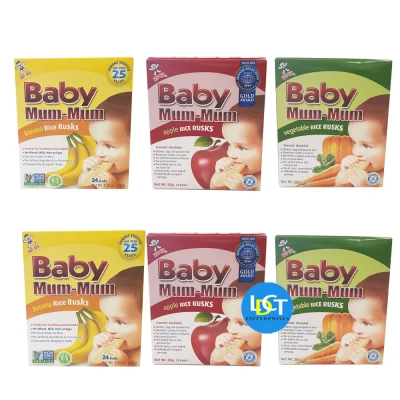 Baby Mum mum 2 packs of Apple, Banana & Vegetable