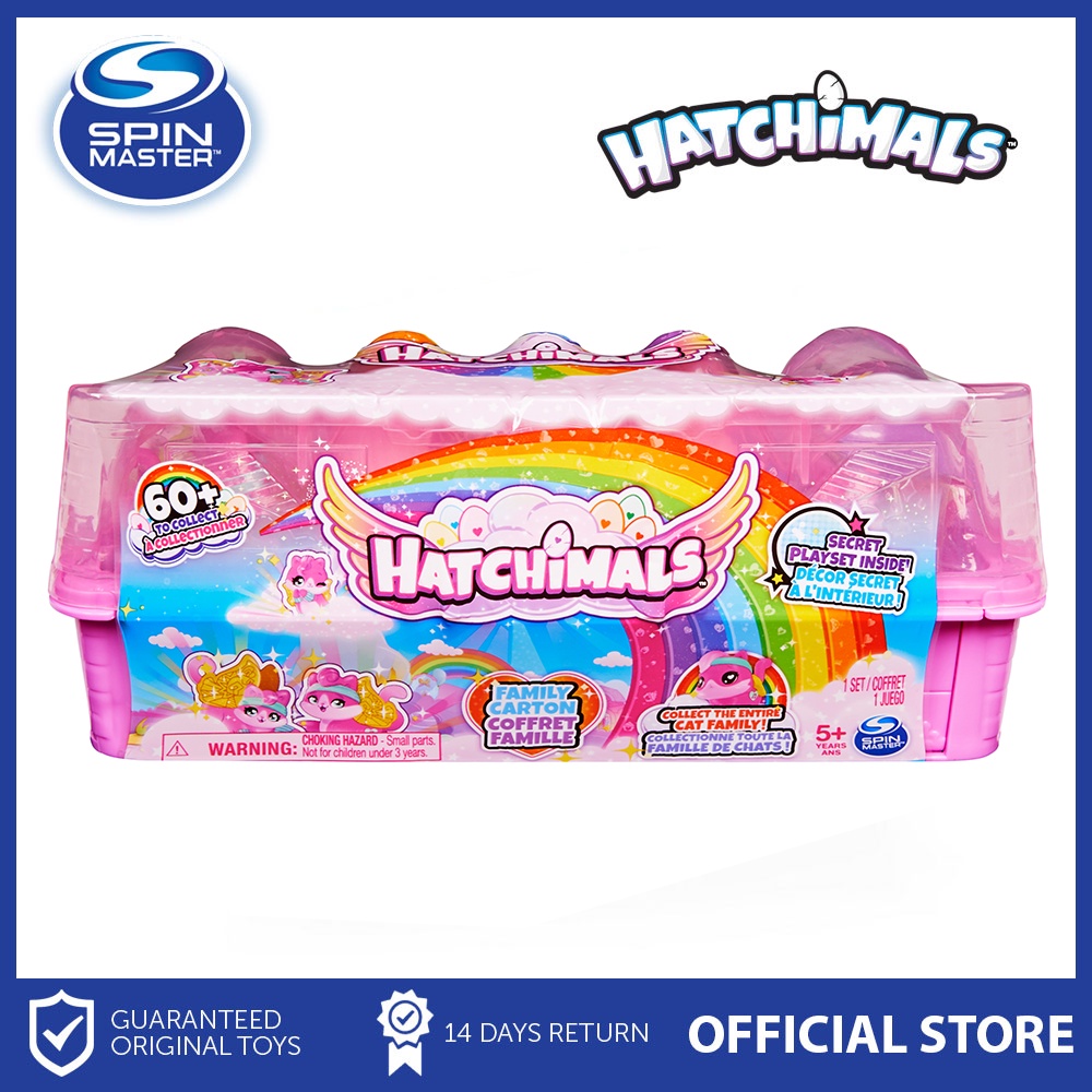 【Local Stock】 Hatchimals CollEGGtibles, Cat Family Carton with Surprise