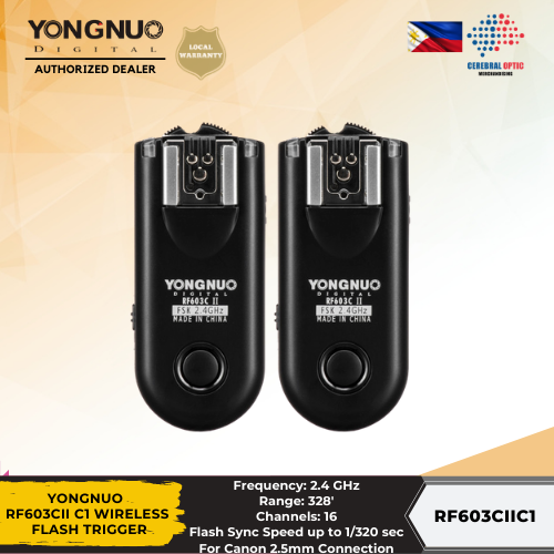 Trigger Radio Yongnuo RF603CII Per Canon - Scatto Remoto E Flash Senza Fili - Foto 6