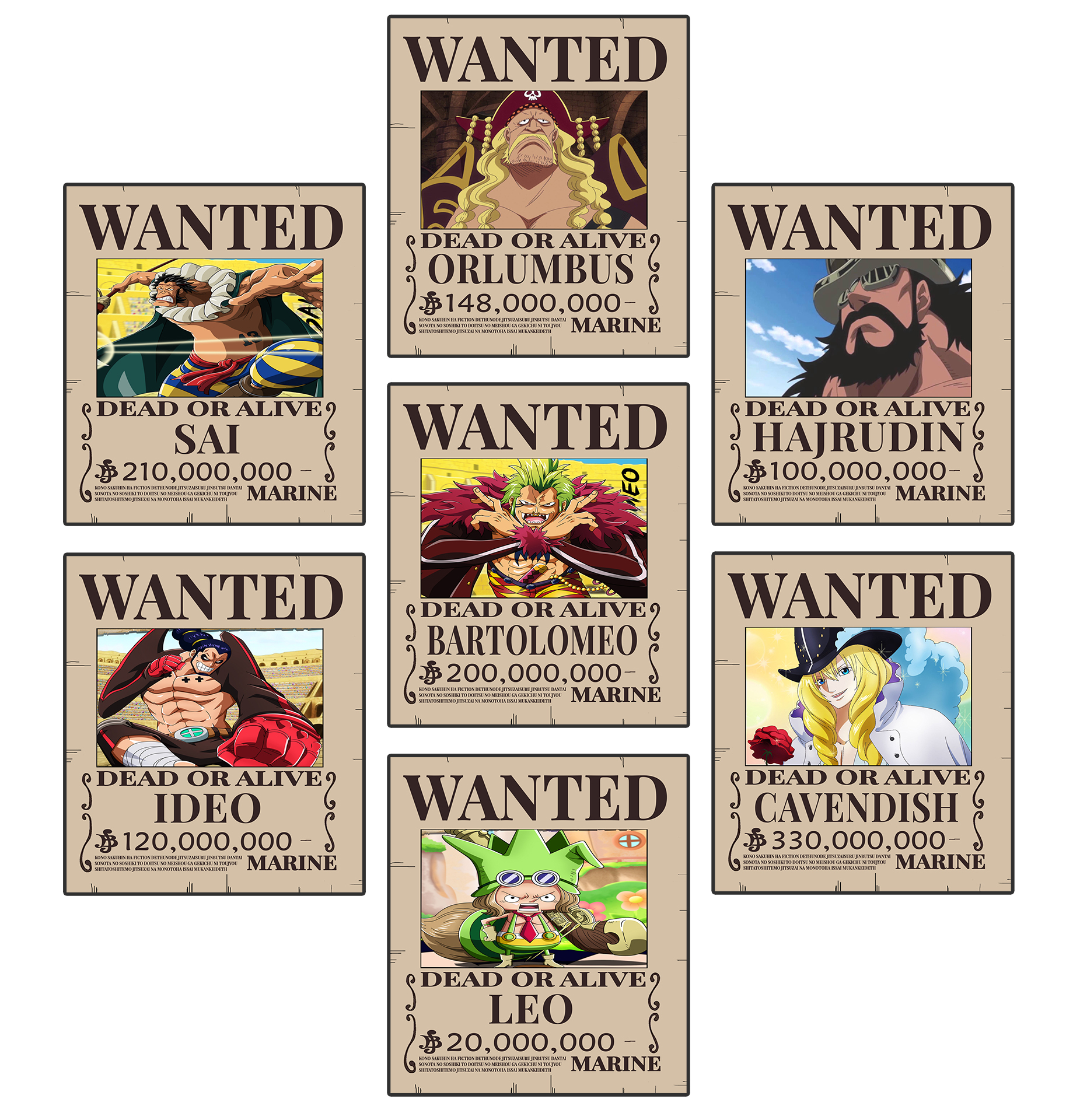 one piece straw hat grand fleet