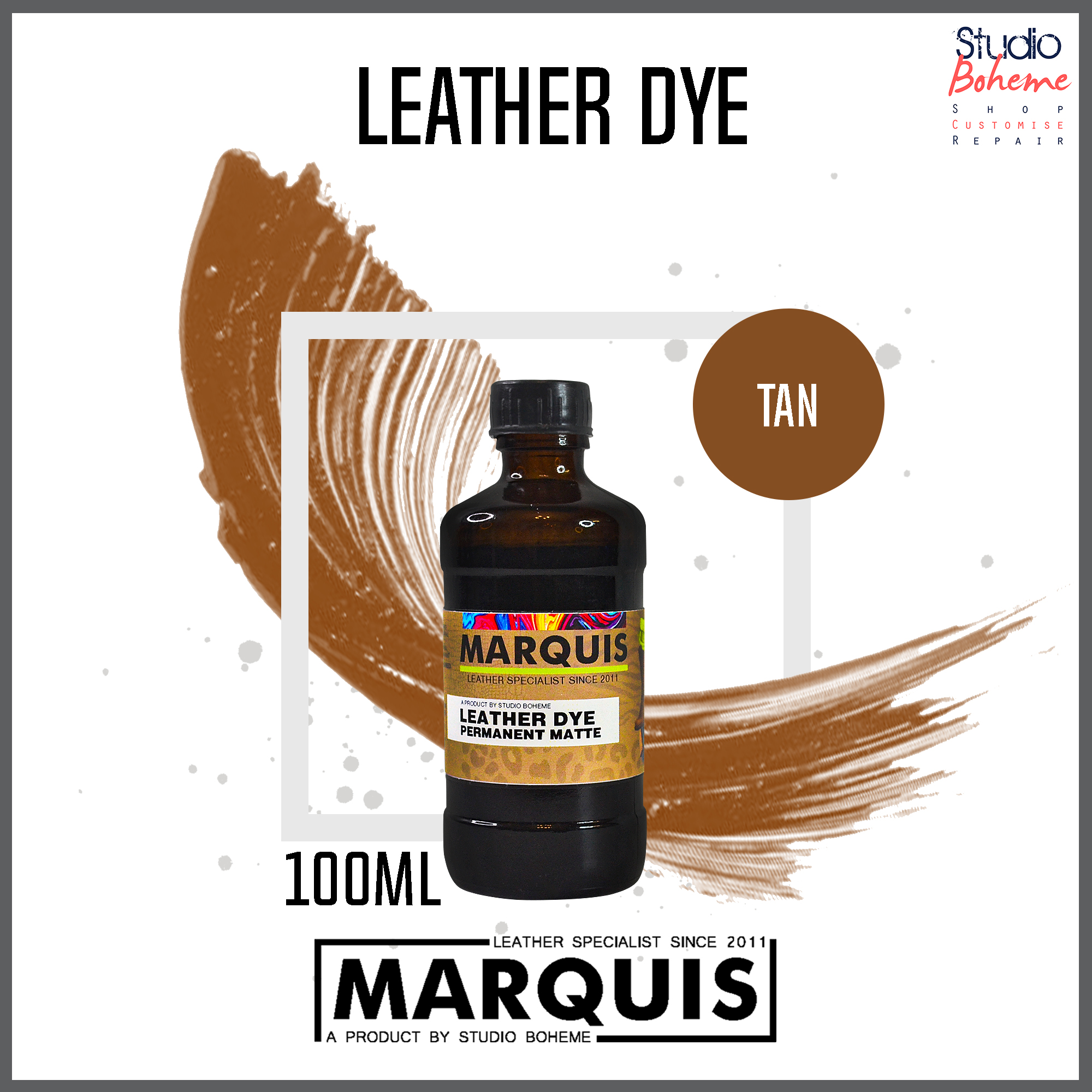 Tan Leather Dye MARQUIS LEATHER CARE