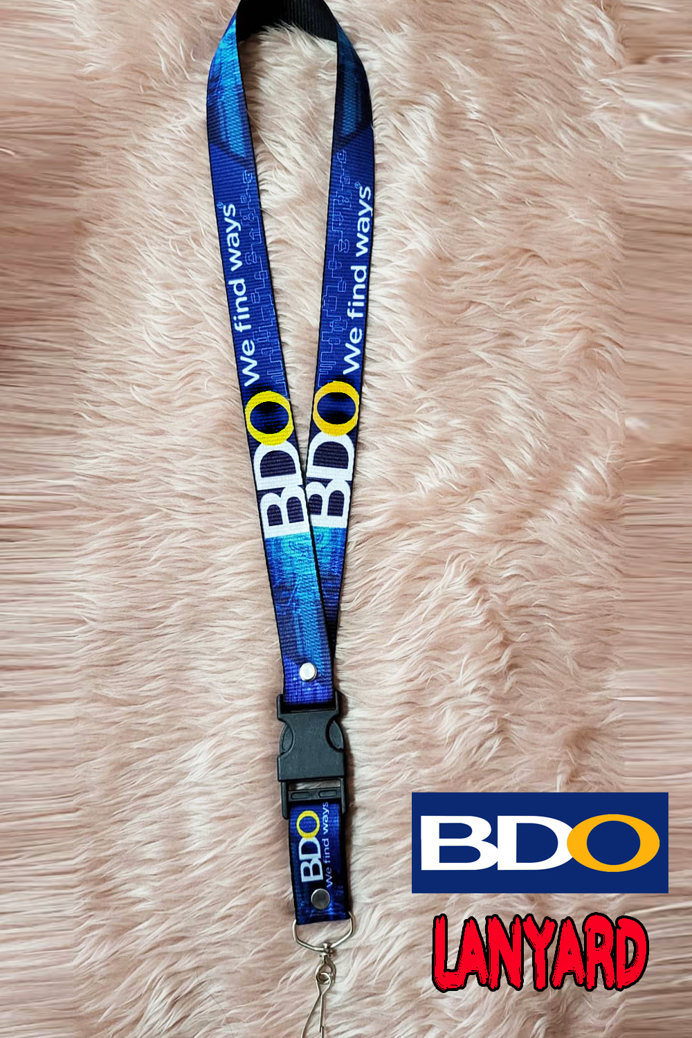 BDO UNIBANK STAFF LANYARD ID LACE STRAP SLING | Lazada PH