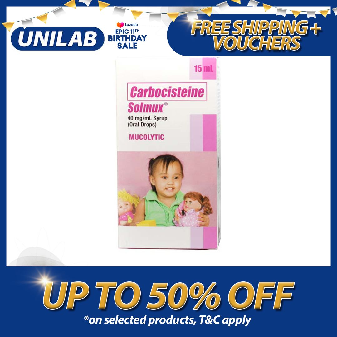 Solmux Pediatech 15mL Drops For Relief Of Children's Cough With Phlegm