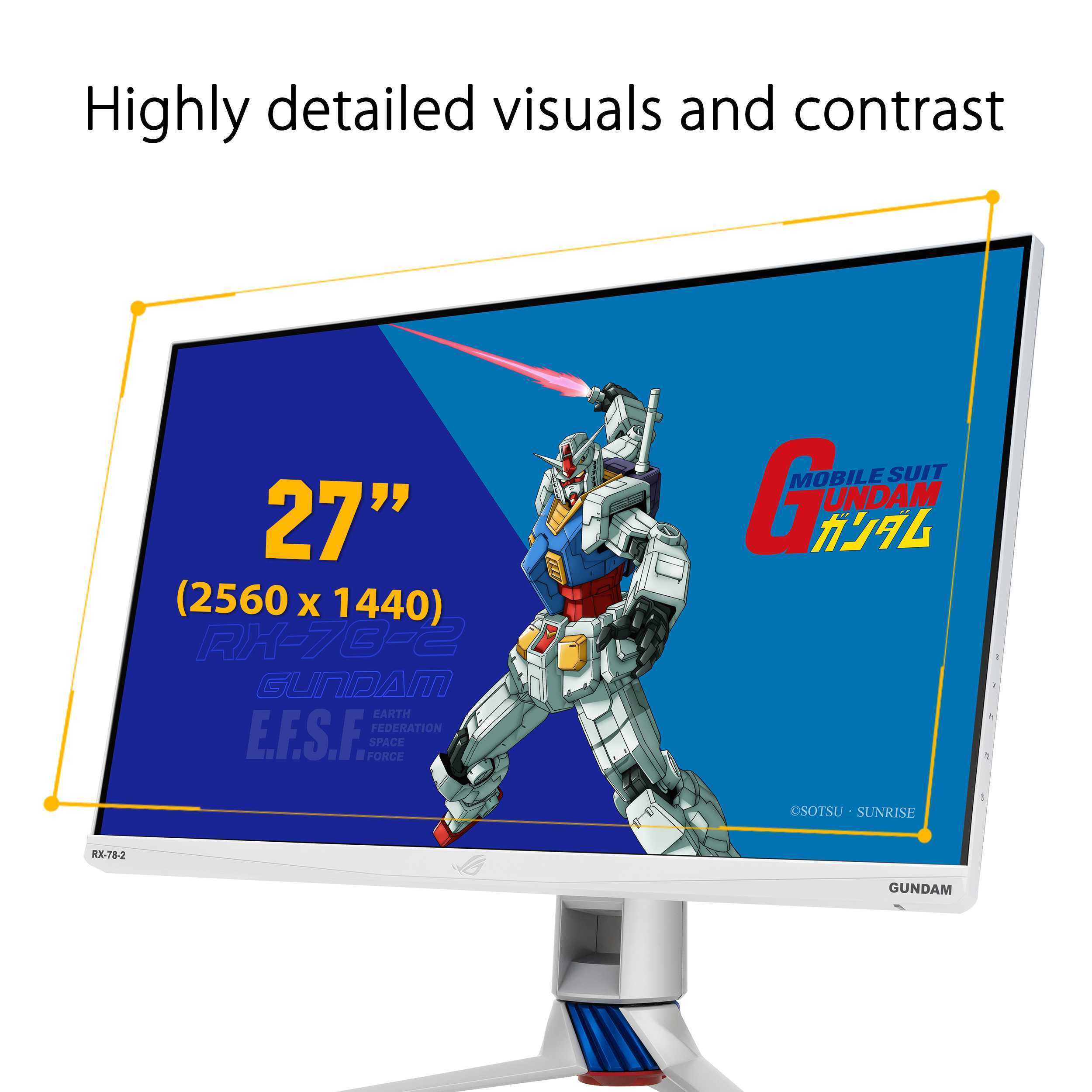 ASUS ROG Strix XG279Q-G GUNDAM EDITION HDR Gaming Monitor – 27