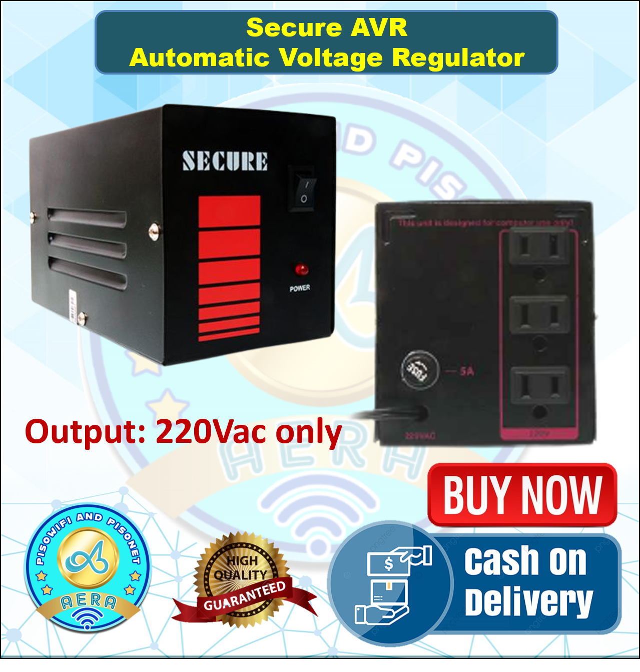 Secure AVR Automatic Voltage Regulator Lazada PH