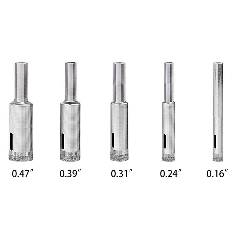 Glass Drill Bit Set Drill Bits Glass Hole Saw Bottle Extractor Remover Tool domzp5118 ThaiPick