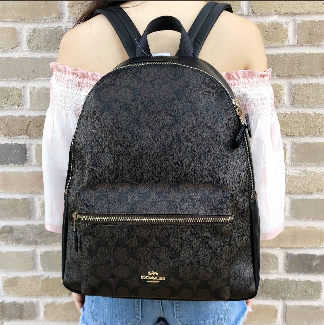 Coach cheap backpack large