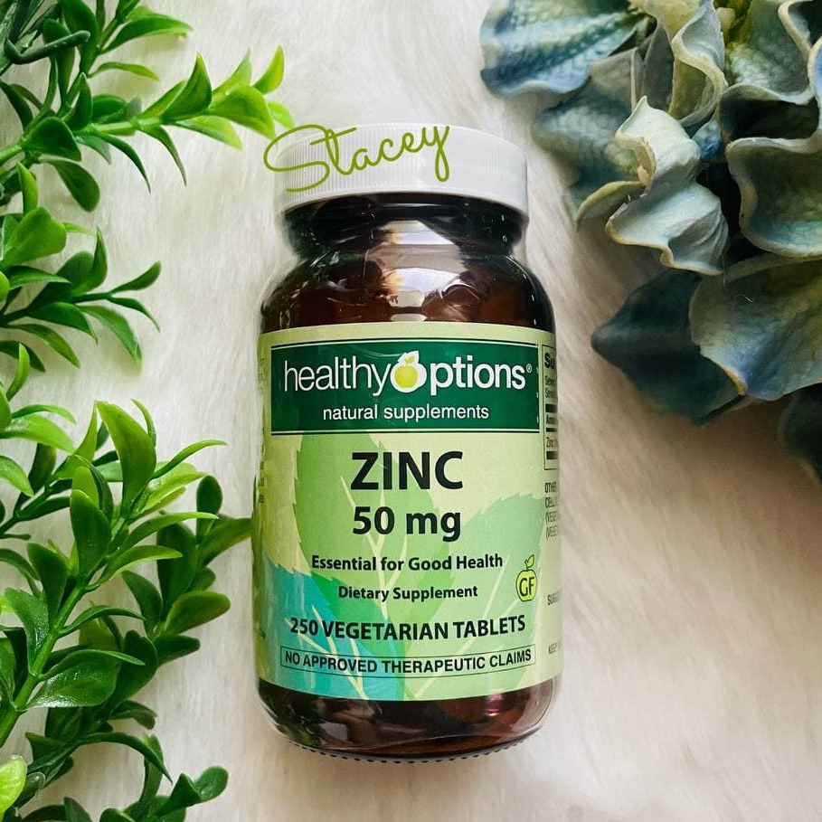 Healthy Options Zinc 50mg, Zinc Picolinate 30mg, Chelated Zinc 30mg