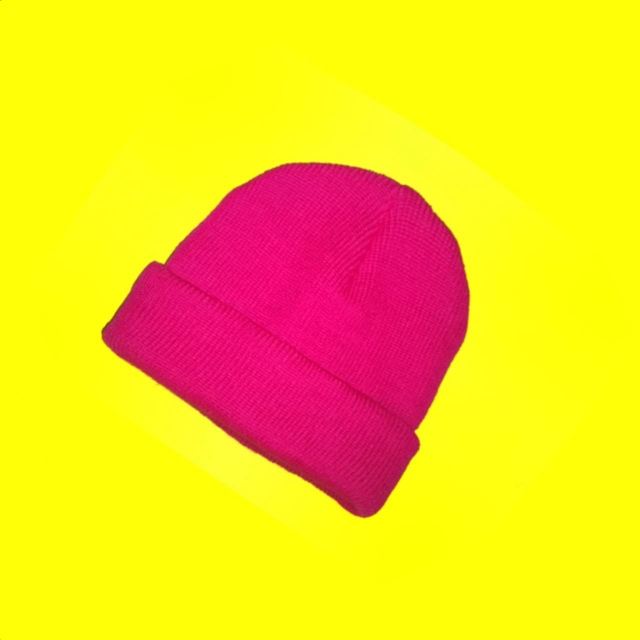 hot pink winter hat