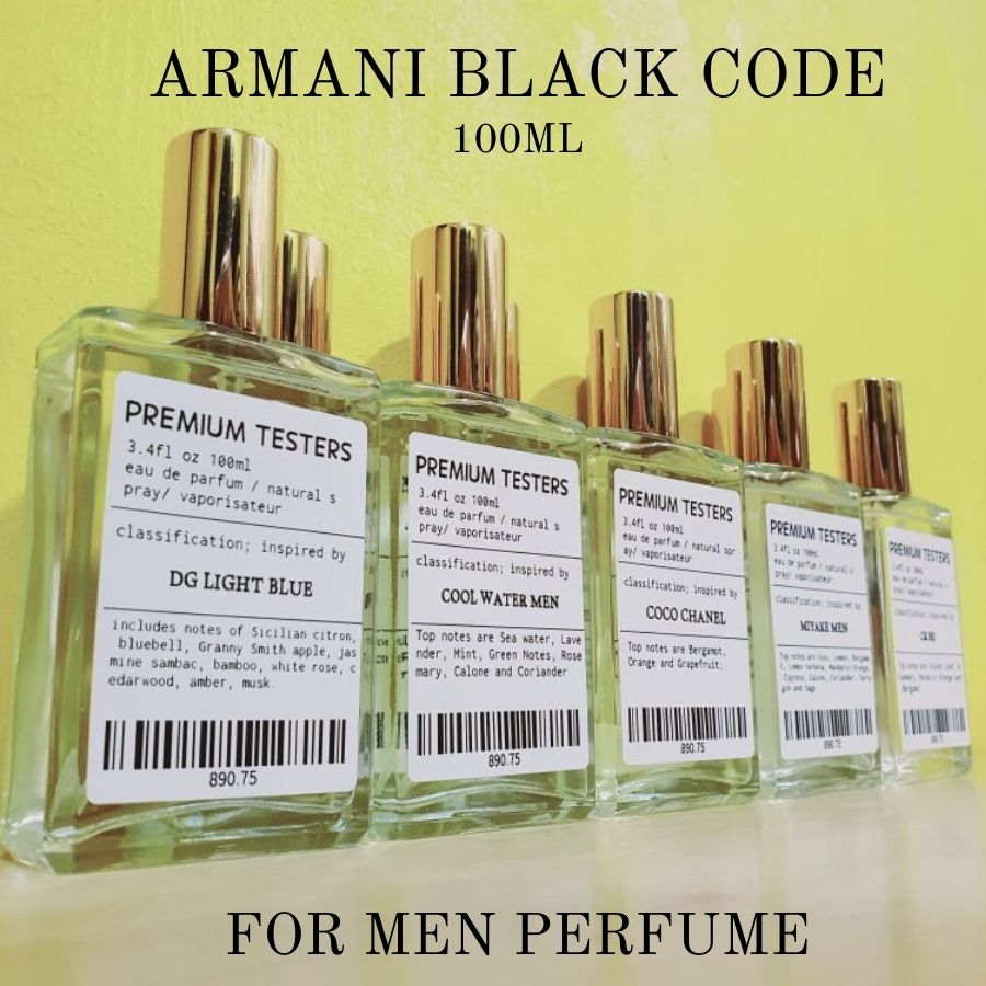 Armani black outlet code 100 ml