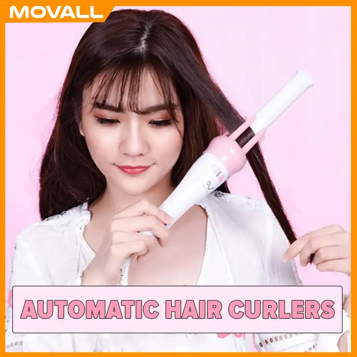 tiktok hair curl with straightening iron