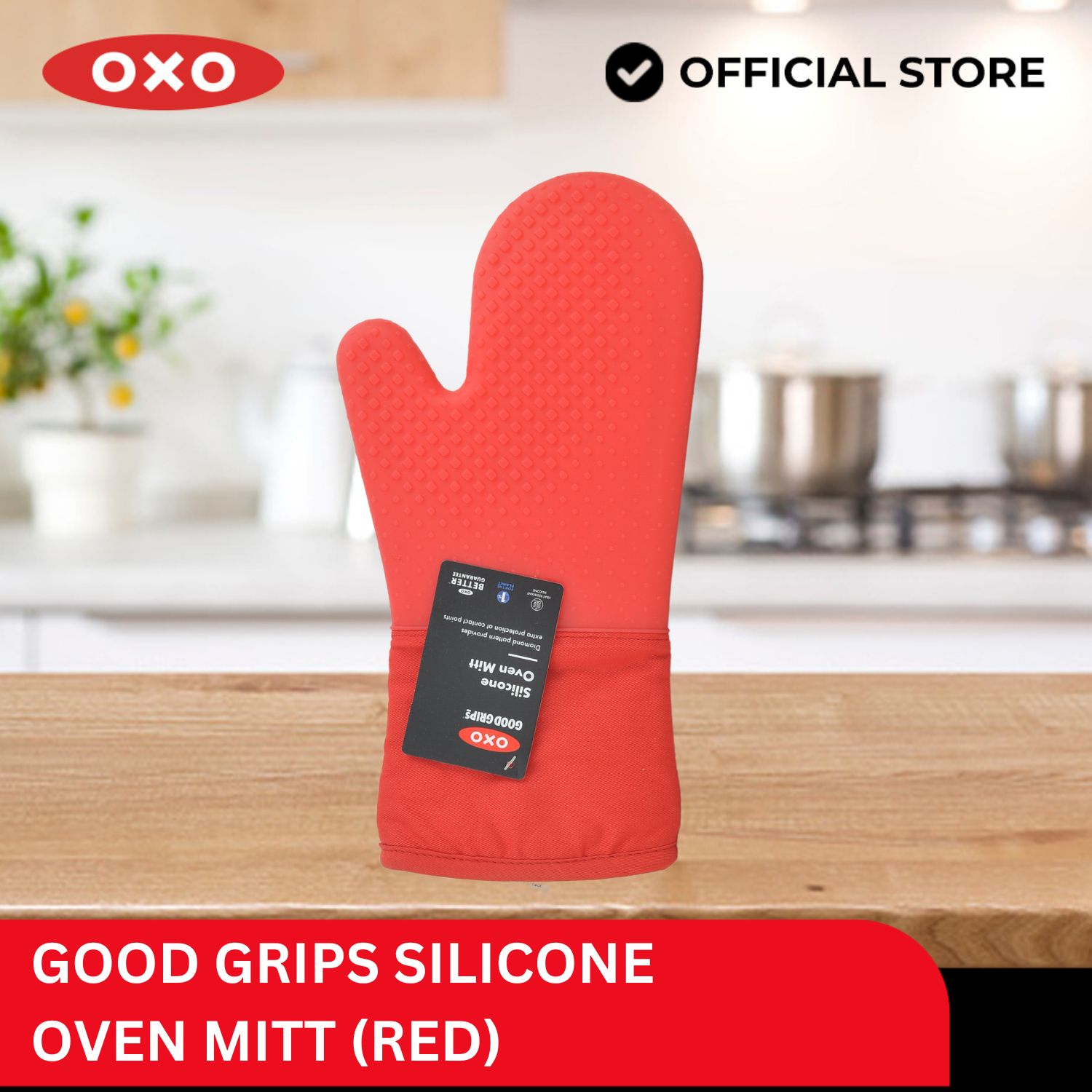 OXO Good Grips Silicone Oven Mitt, Jam