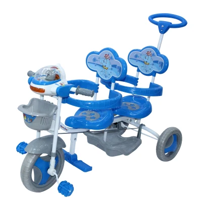 MoonBaby MB-3104DN 2-Seater Tricycle (Blue)