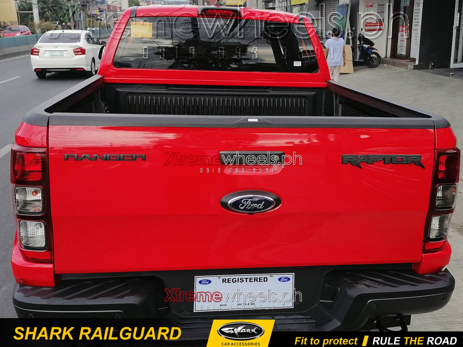 Ford Ranger XLT XLS RAPTOR 20152022 SHARK BRAND RAIL GUARD PICK UP