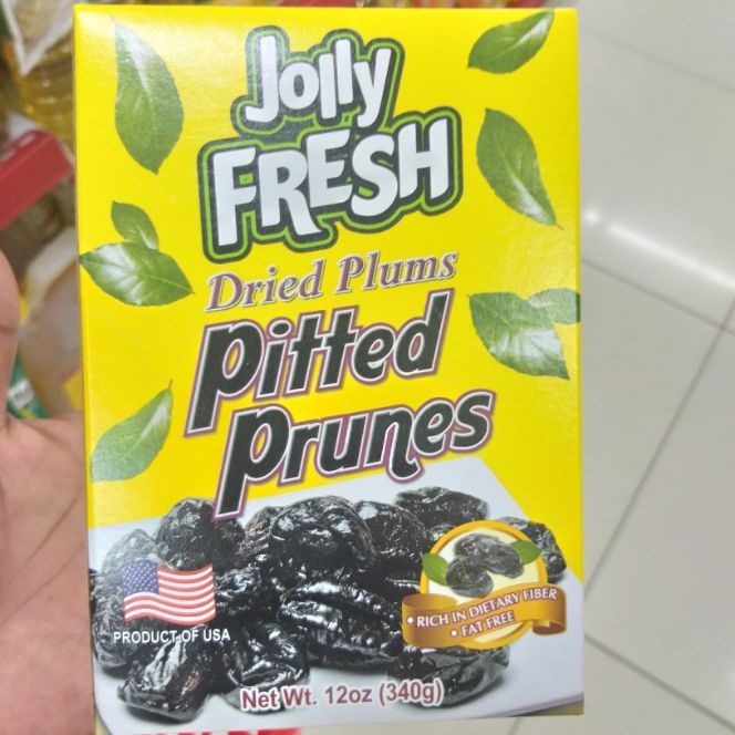 JOLLY FRESH PITTED PRUNES (340g.) RICH IN DIETARY FIBER. FOR HEALTHY DIGESTION Lazada PH