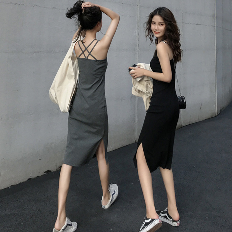Mid-length Suspender Dress Summer Women's Dress