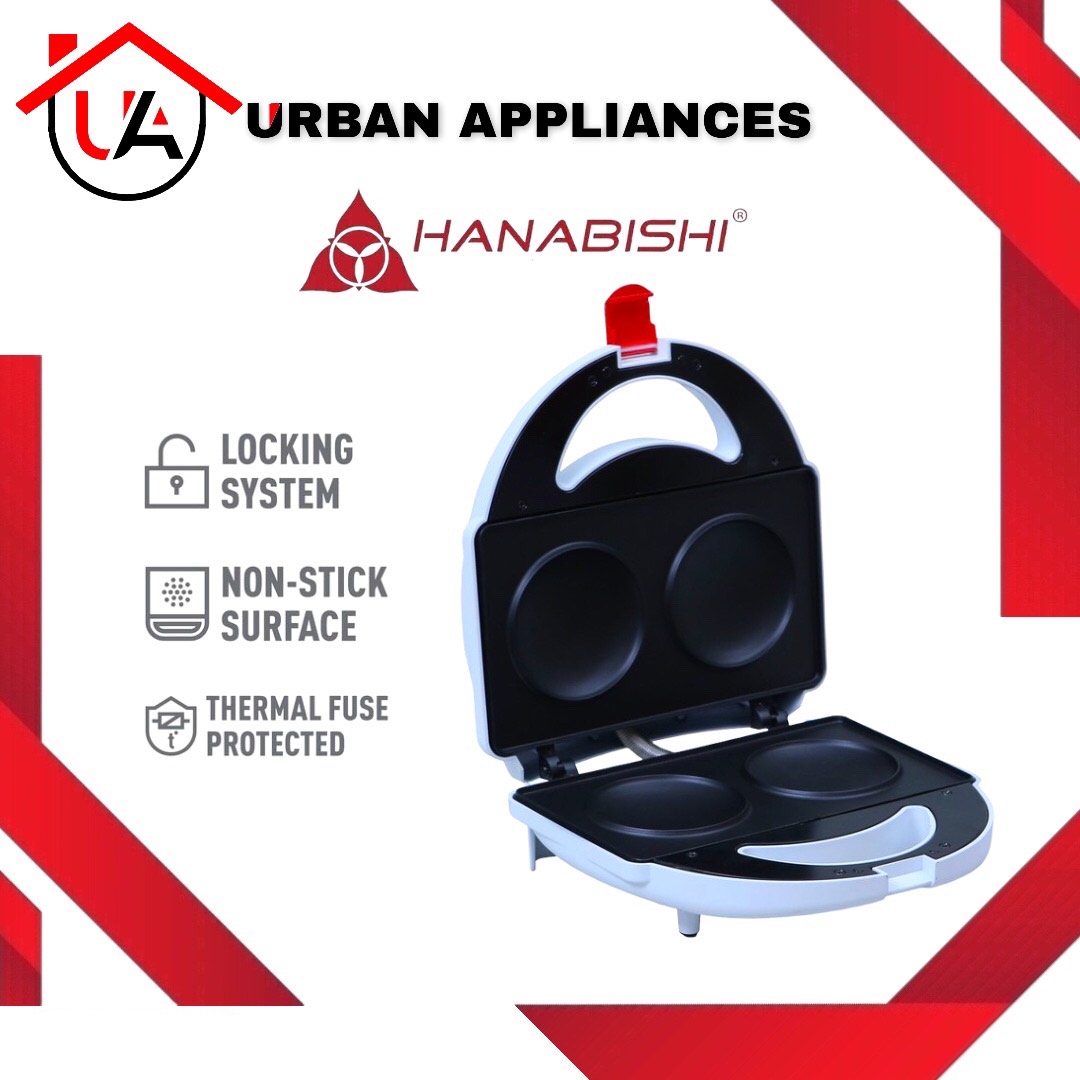 Hanabishi Sandwich Maker HSM40P Pancake/Burger Maker Lazada PH