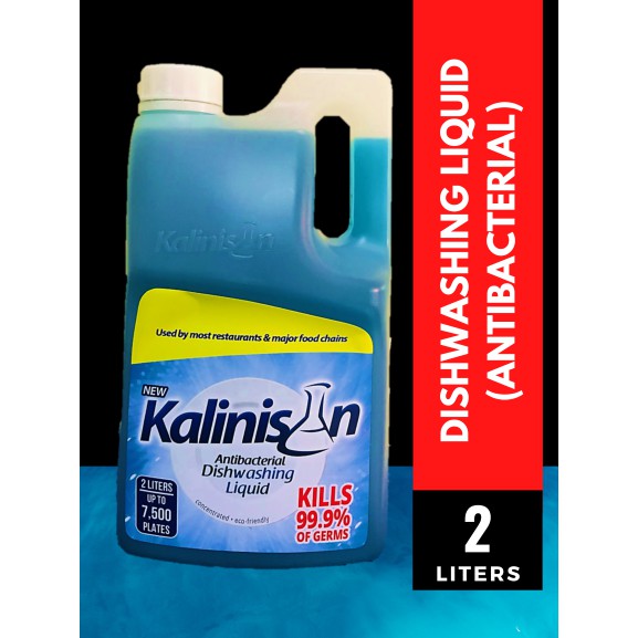 KALINISAN Dishwashing Liquid Soap ANTIBAC 2L 2 Liters Kills 99.9 Germs