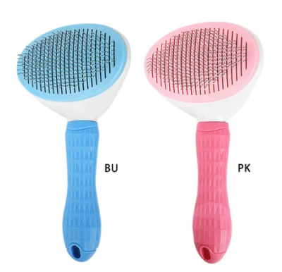 Self Cleaning Dog Brush Slicker Massage Particle Pet Comb For Dogs Cat Shedding Mats Tangled Hair