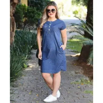 denim dress lazada