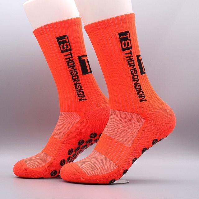 THOMSONSIGN Anti-slip Football Socks Men Women Non-slip Soccer