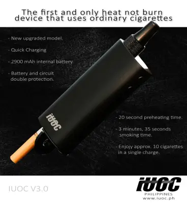 IUOC Heat Not Burn IQOS HEETS HEATSTICK Alternative (Uses ordinary Cigarettes)