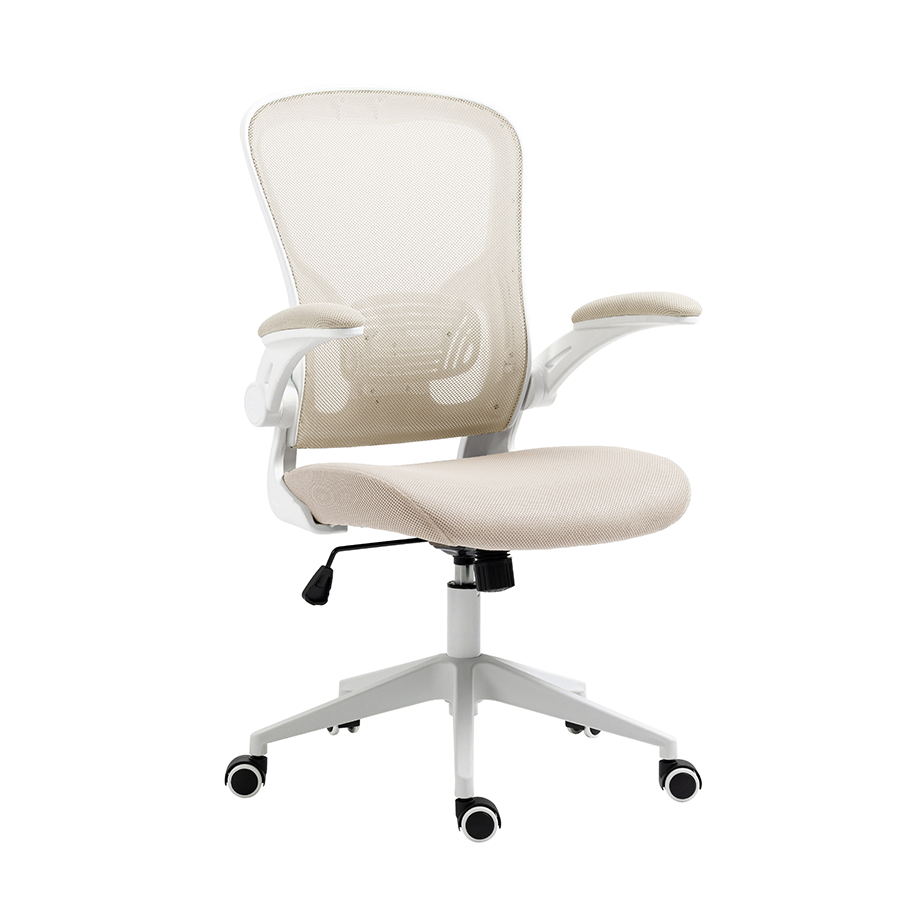Mandaue Foam Remus Low Back Office Chair Beige Desk Chair Office