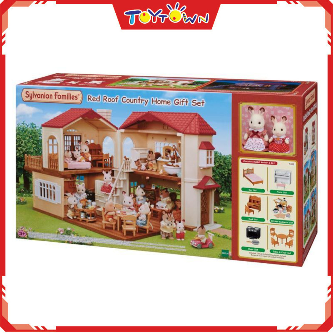 Sylvanian Families Calico Critters Classic Brown Kitchen Stove & Sink Set for sale online